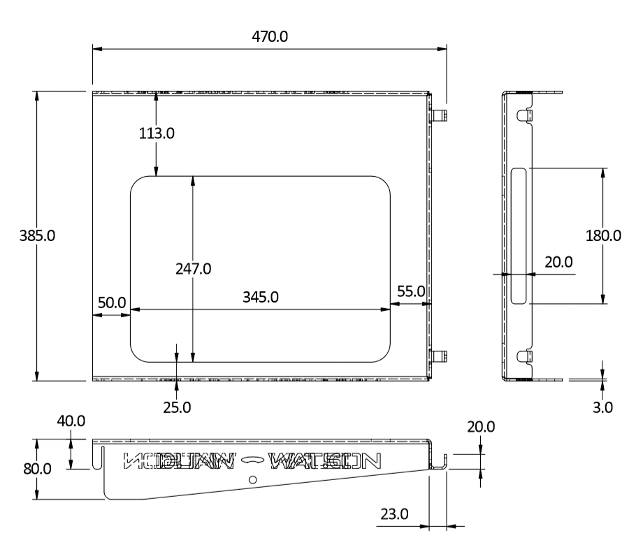 4x4 Clip On Table with Sink & Wind Barrier - 2
