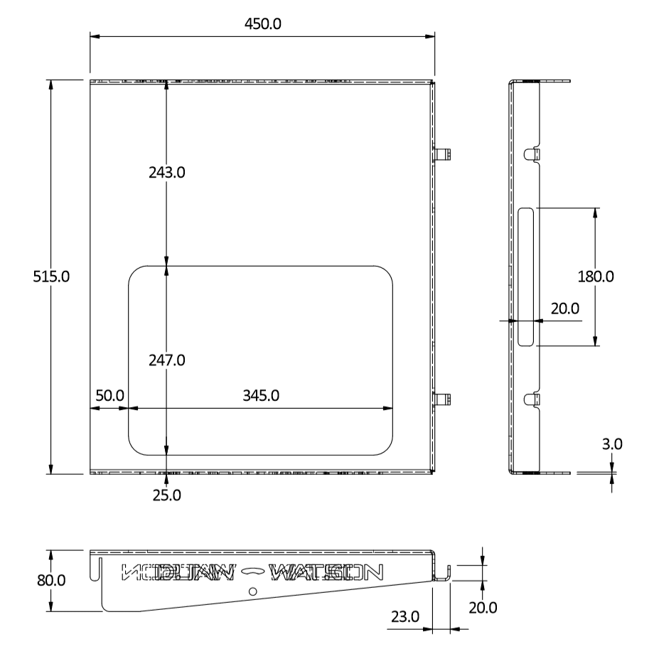 4x4 Clip On Table with Sink & Wind Barrier - 3